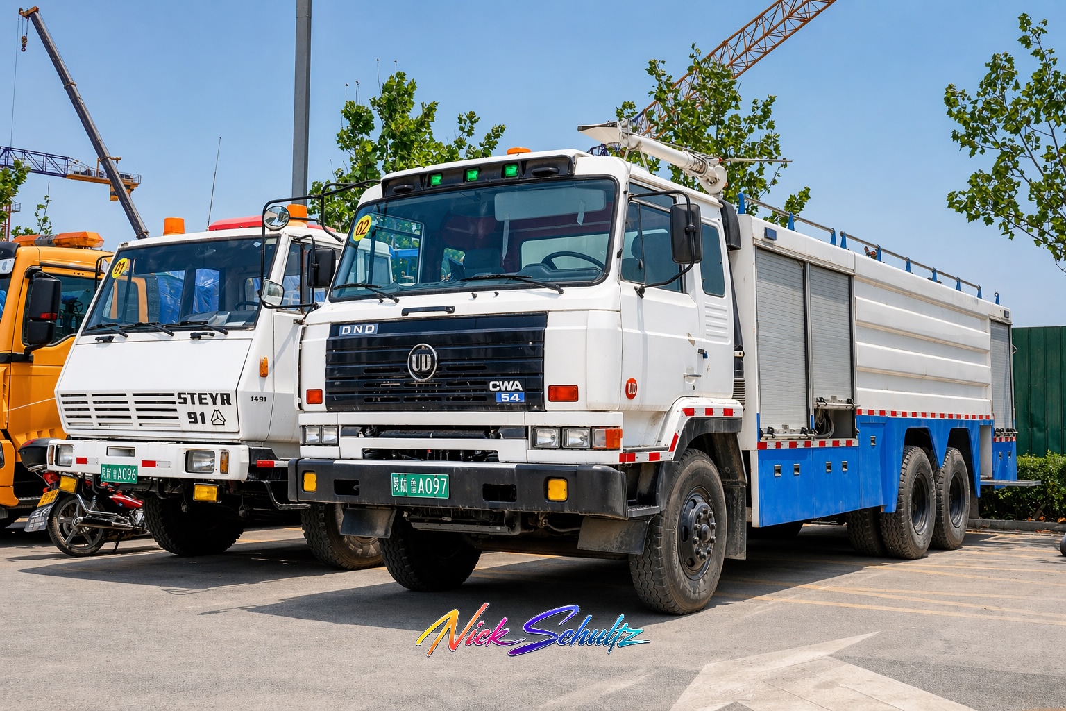 DND CWA54 Water Tanker Fire Truck in Shandong