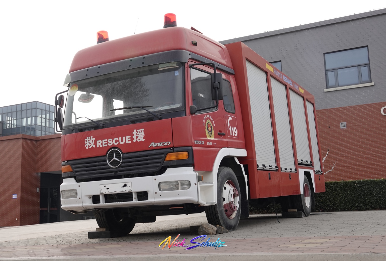 Mercedes Benz Atego MP1 CBRN Decontamination Vehicle in Shandong